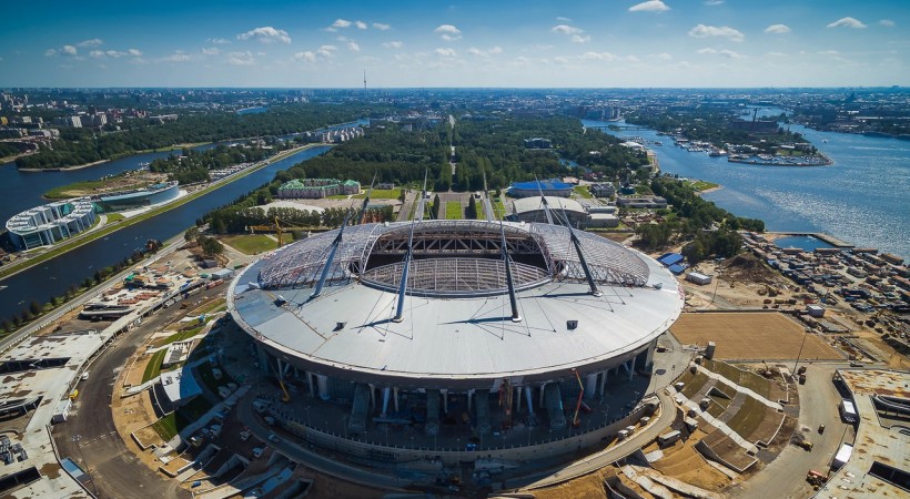 Новый футбольный стадион в Санкт-Петербурге